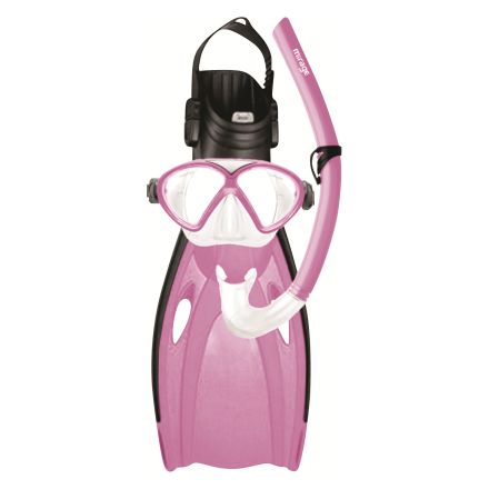 MIRAGE FSET05 COMET JUNIOR MASK, SNORKEL & FIN SET - PINK