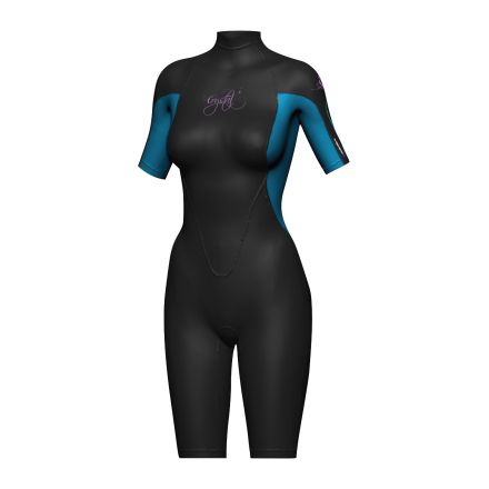 Crystal WS8 Ladies Superstretch Springsuit 2mm - Blue/Black