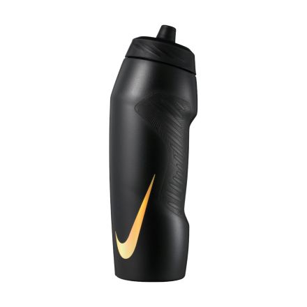 Nike Hyperfuel Water Bottle - 24oz - Black/Metallic Gold