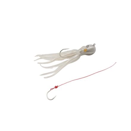 Mustad Mini Inkvader Lure - Pearl Grow Devil