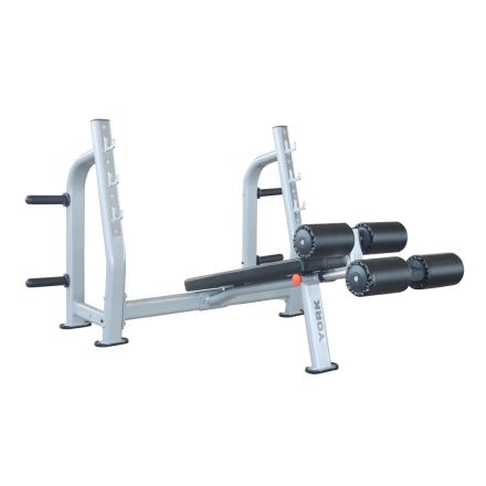 York Olympic Decline Bench with Gun Racks